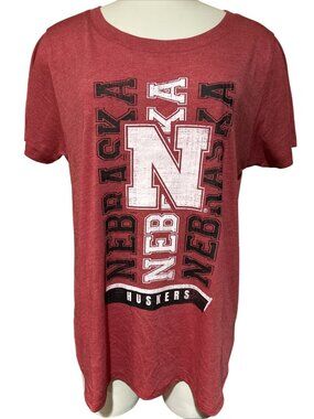 NEW Nebraska Cornhuskers Colosseum Athletics Crew Neck Shirt Women's M